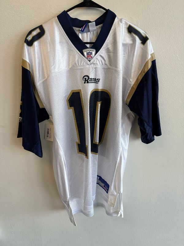 Reebok –  Marc Bulger Rams Jersey – White – M