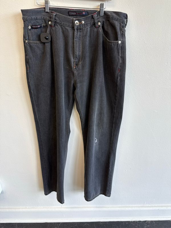 Coogi Blue Jeans Multicolored Logo Name