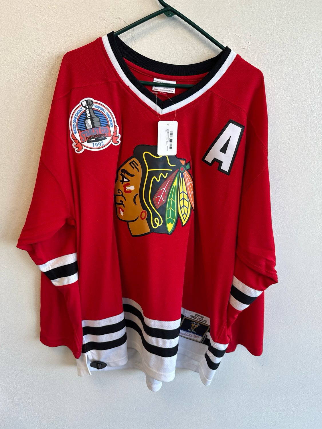 Mitchell &amp; Ness  Chicago Blackhawks Jersey Sz 2XL
