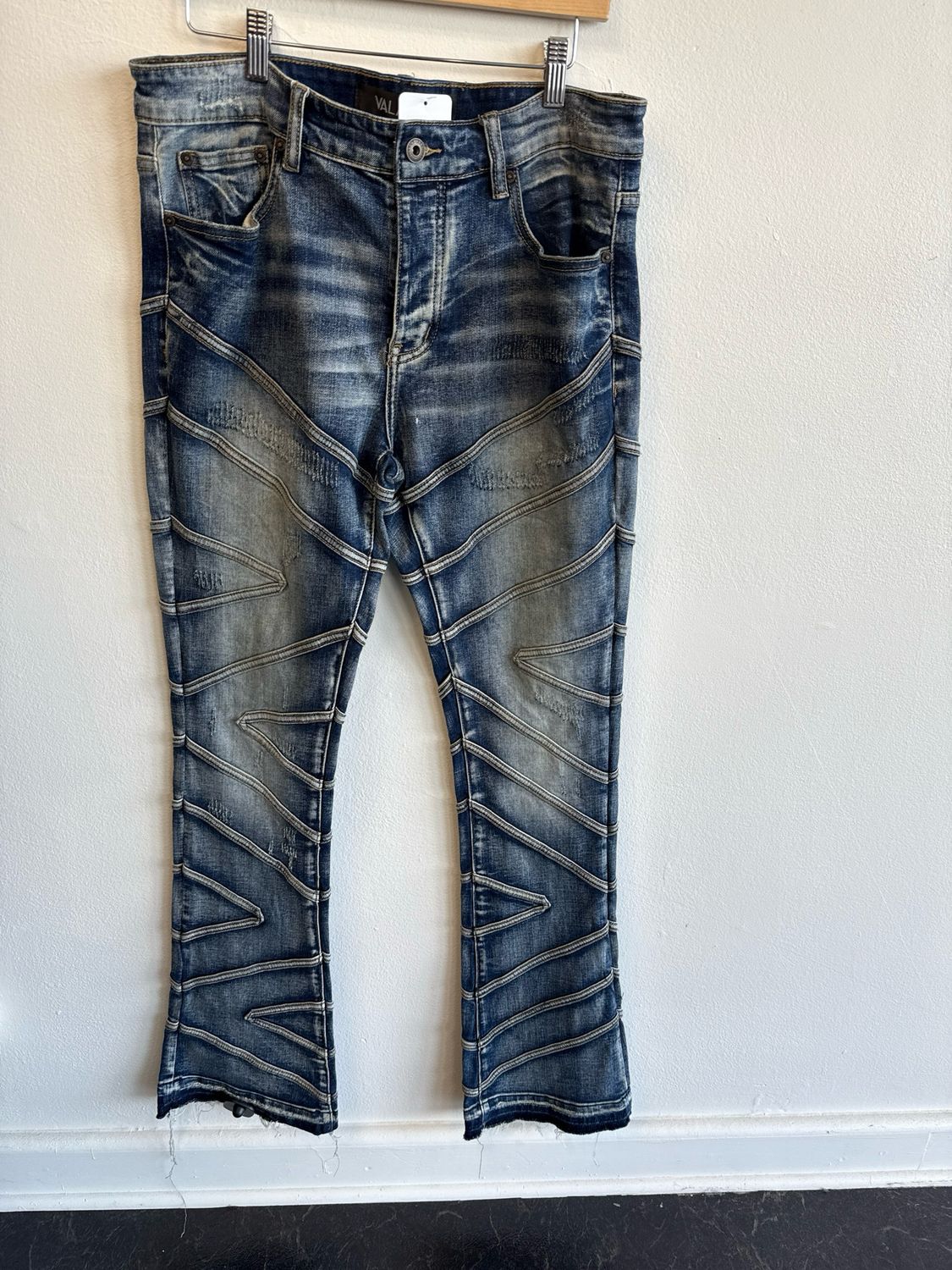 Valabasas Criss Cross Blue Jeans