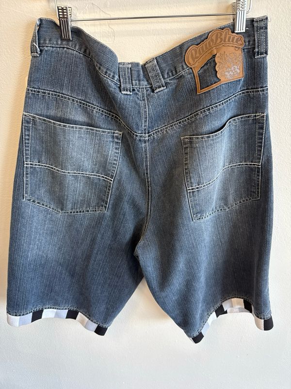 Raw Blue- Jorts - Blue/White/Navy - 36