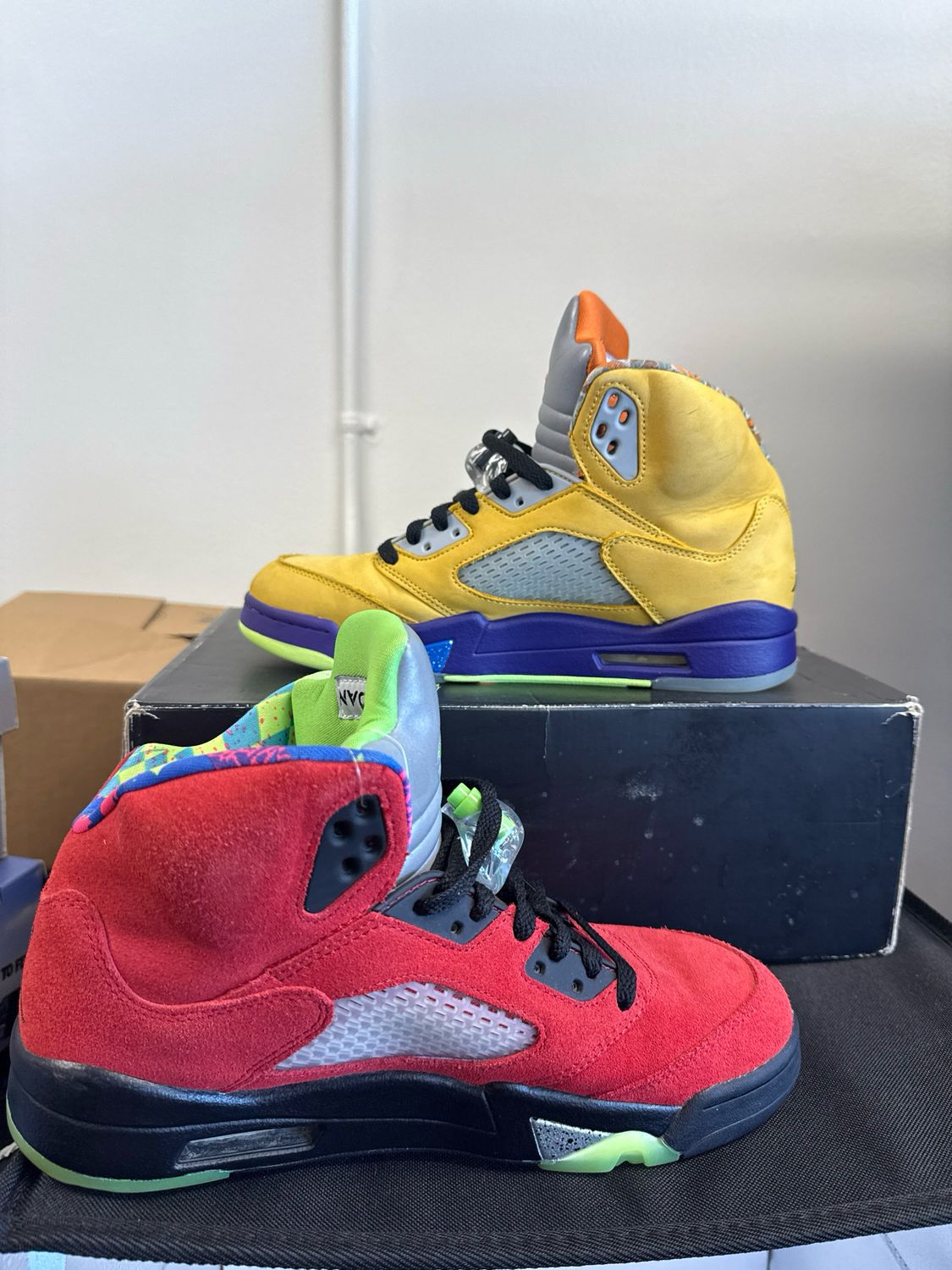 Jordan 5 &#39;What The&#39; Sz:9 (box)