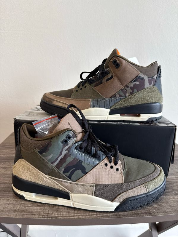 Jordan 3 Patchwork Camo (box) Sz 11