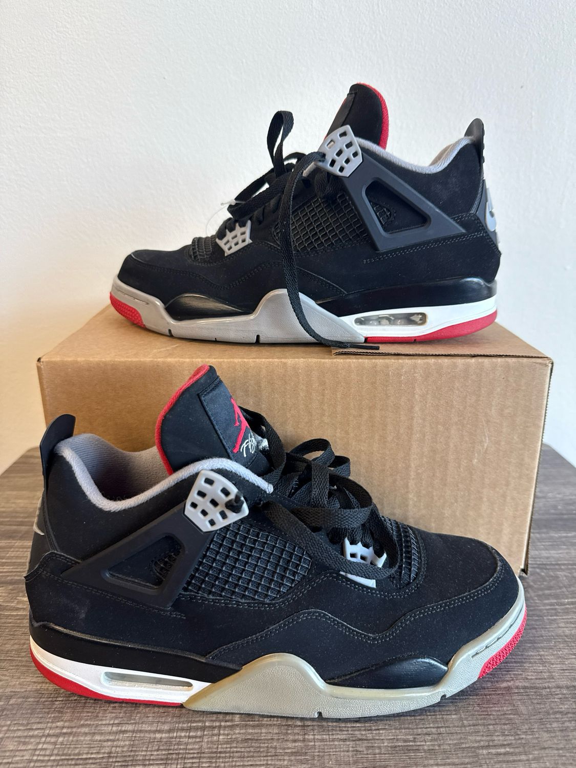 Jordan 4 Bred (no box) Sz 10