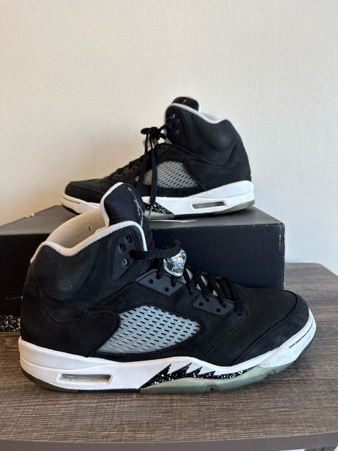 Jordan 5 Oreo - Black/White (w/ box)- 13