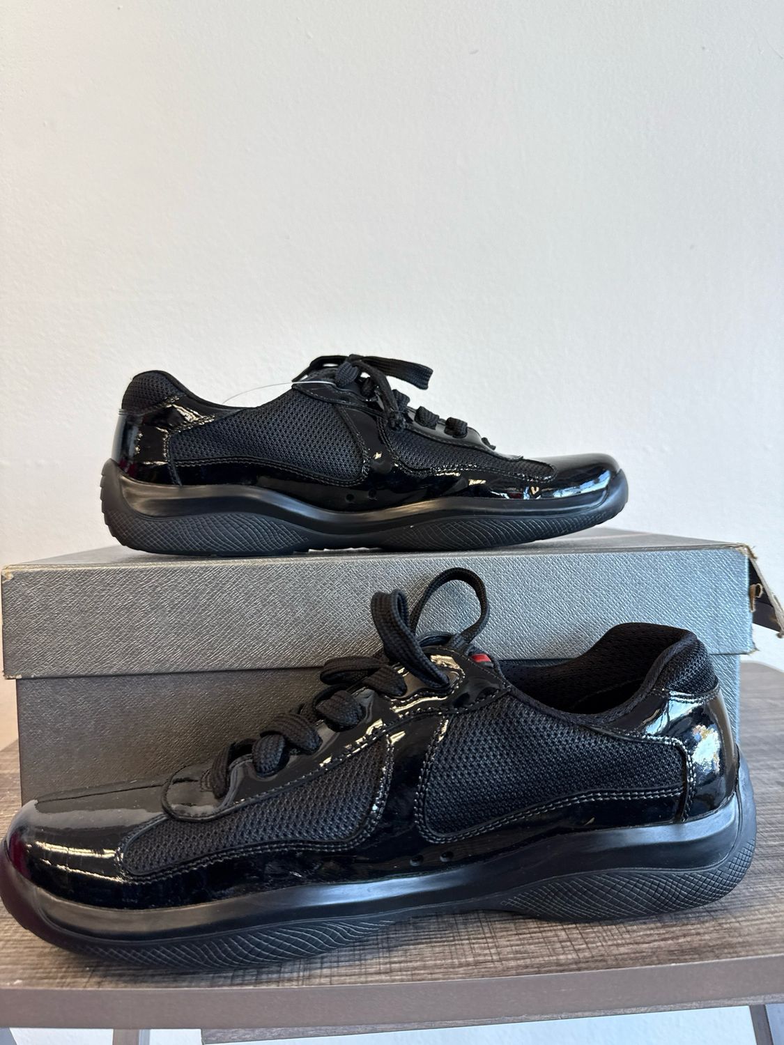 Prada AC Black Sz 7