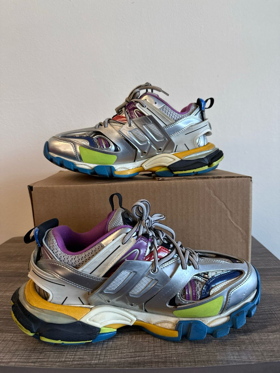Balenciaga Tracks Multi Color Sz:8 (no box)