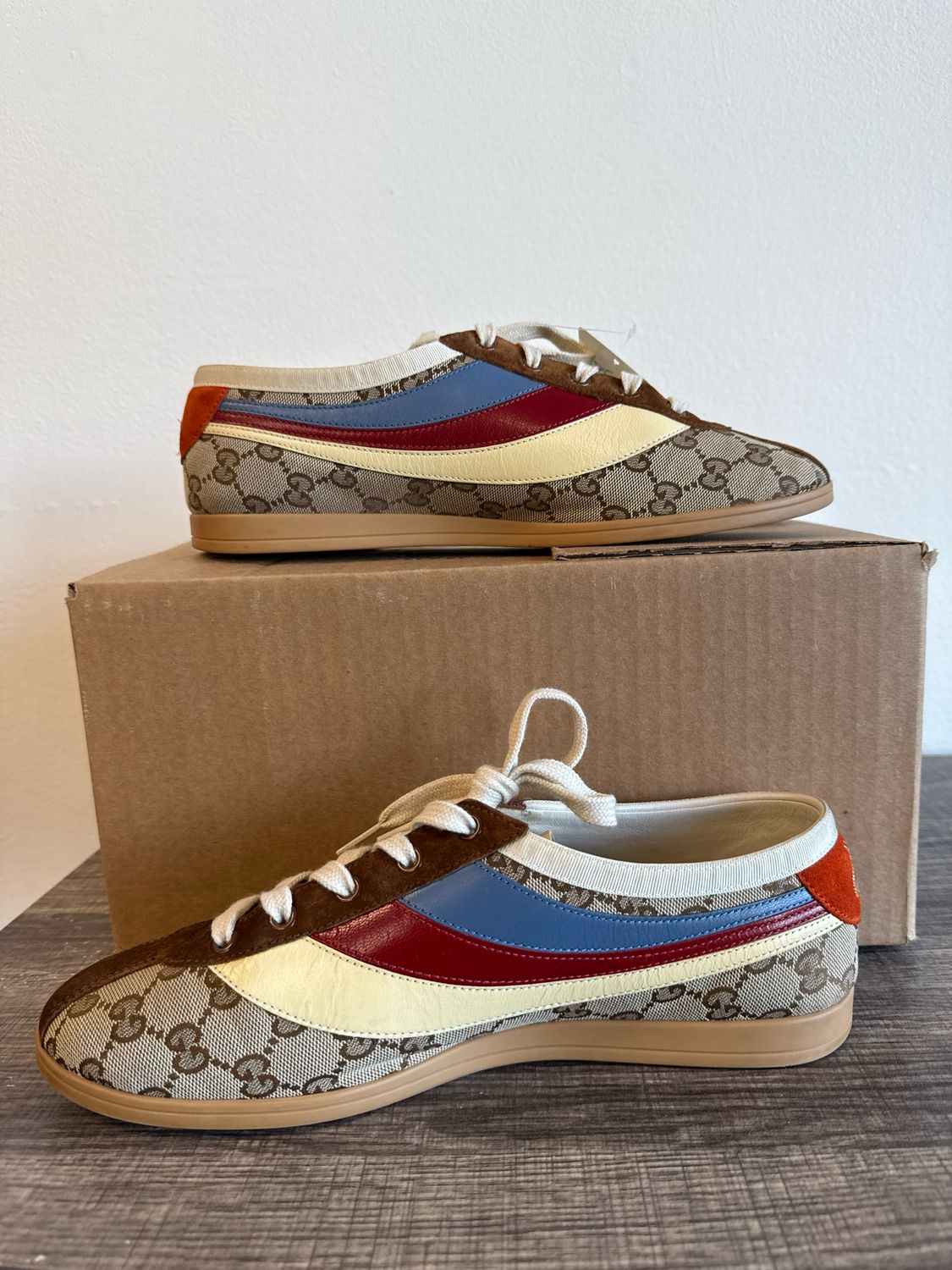Gucci GG Low Color Arc Sneakers Sz 9