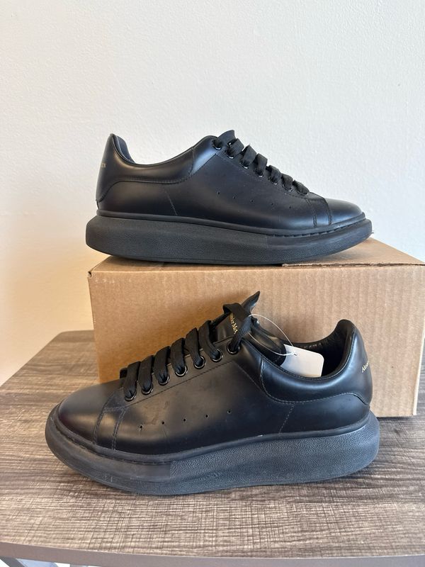 Alexander McQueen Oversized Sole Sneakers All Black (no box) -9.5