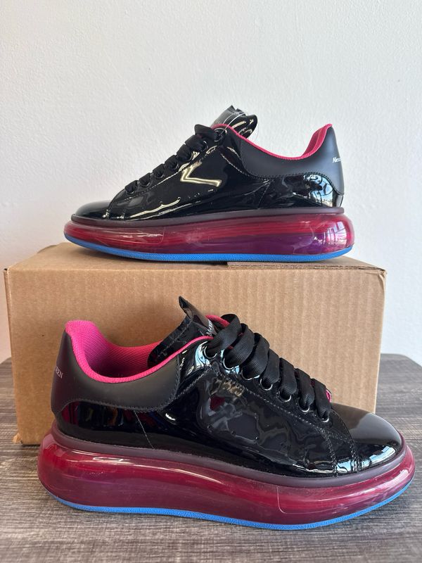 Alexander McQueen Black/Pink Air Bubble Sz:7