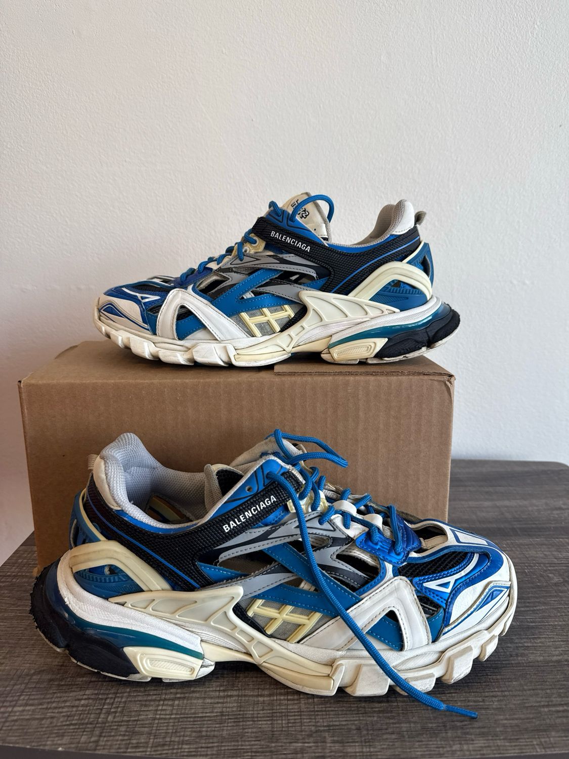 Balenciaga Track2 Blue/White (no box) Sz 10