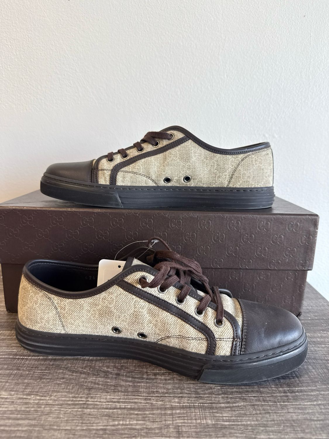 Gucci GG Logo Monogram Sneakers