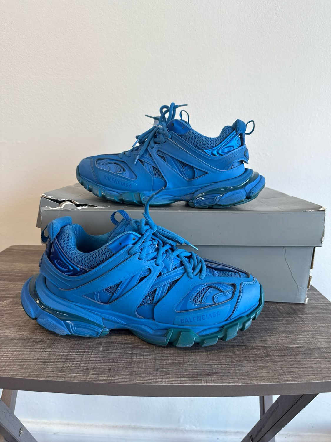 Balenciaga Track Screen Blue (box) Sz 8