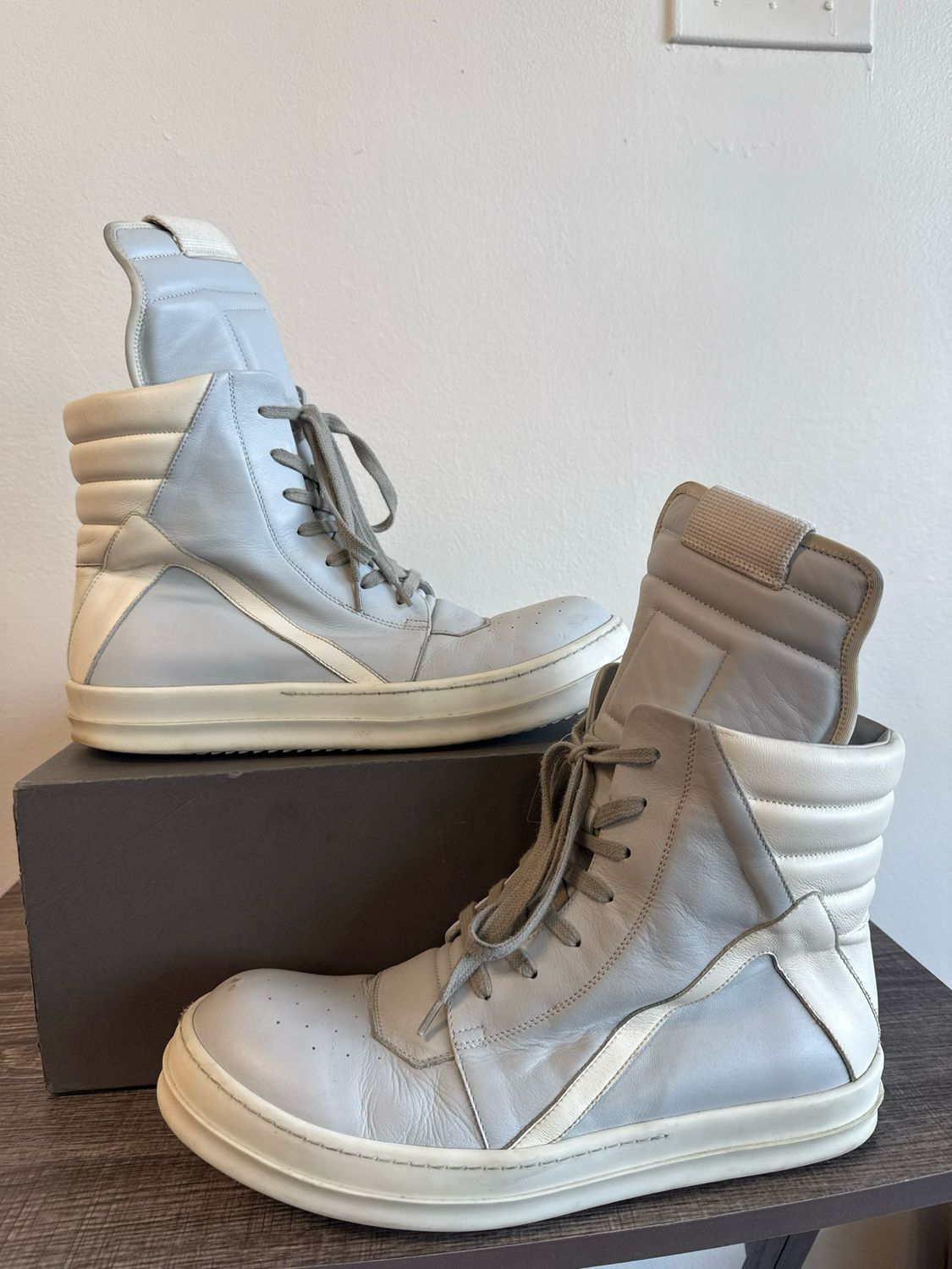 Rick Owens Geo Baskets Sz:12 (box)