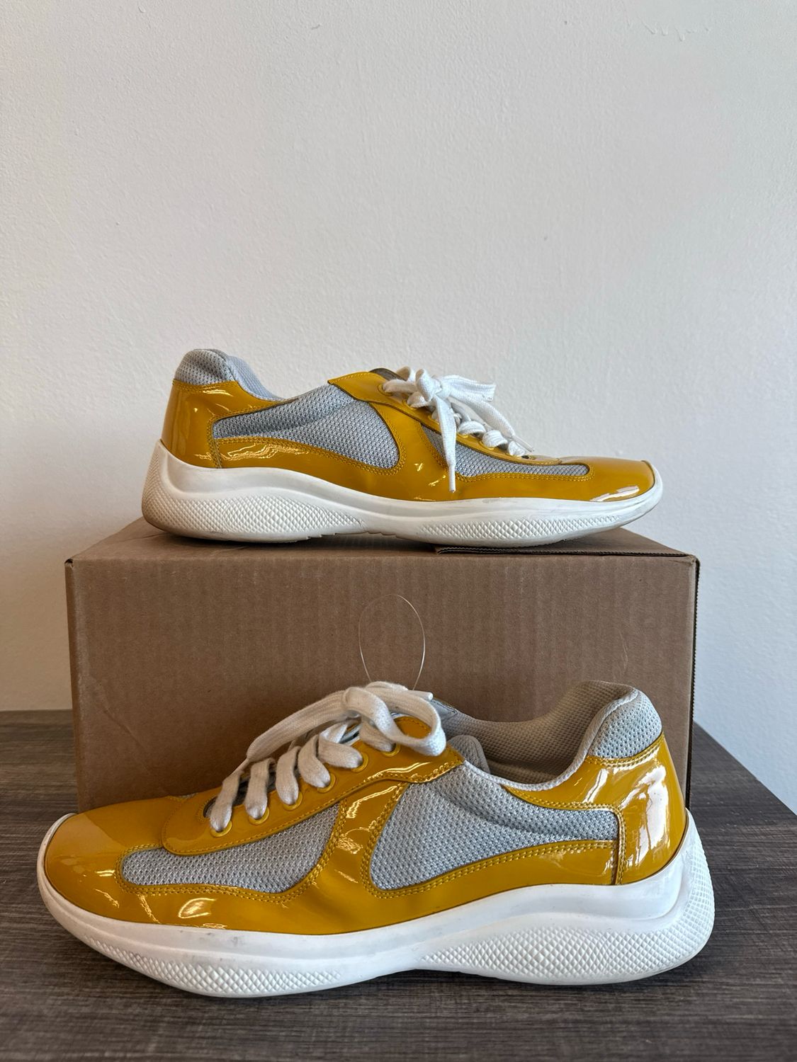 Prada AC Yellow (no box) Sz 10