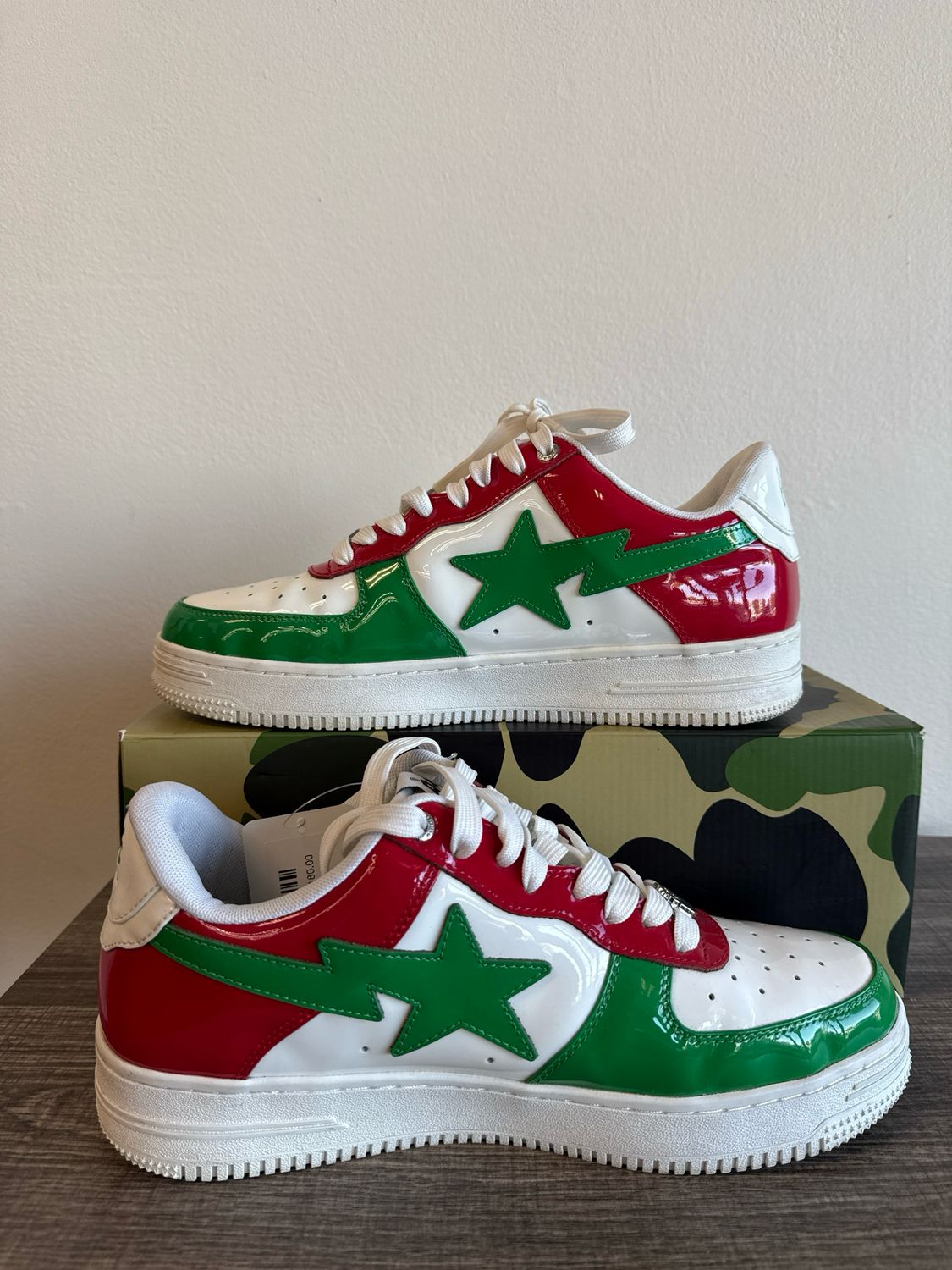 Bapesta Red/Green Sz:11 (box)