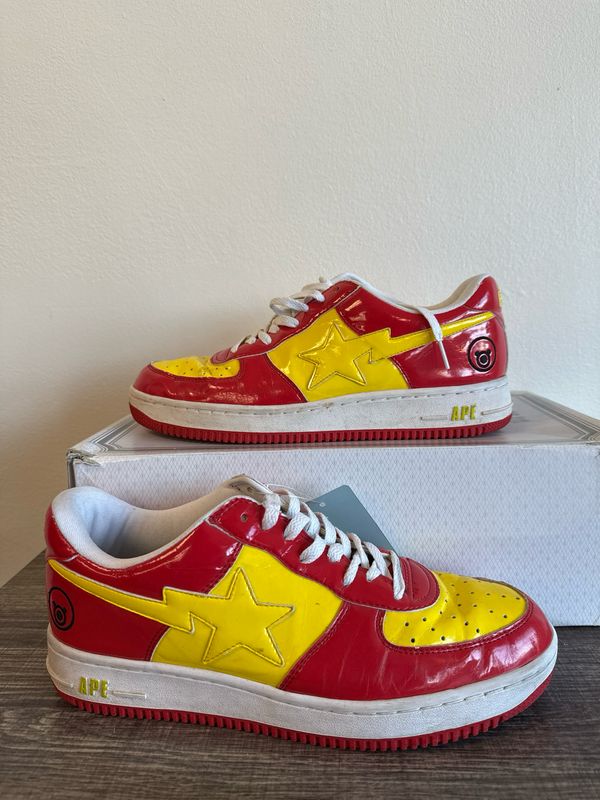 Bape Bapesta – FS-001 (Nigo Era) Red/Yellow