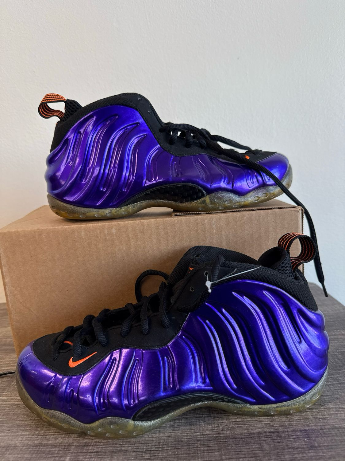 Nike Purple Foamposites Sz 9.5