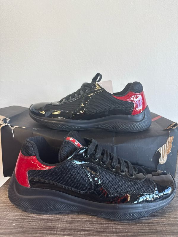 Prada Black/Red Sz:8US (box)