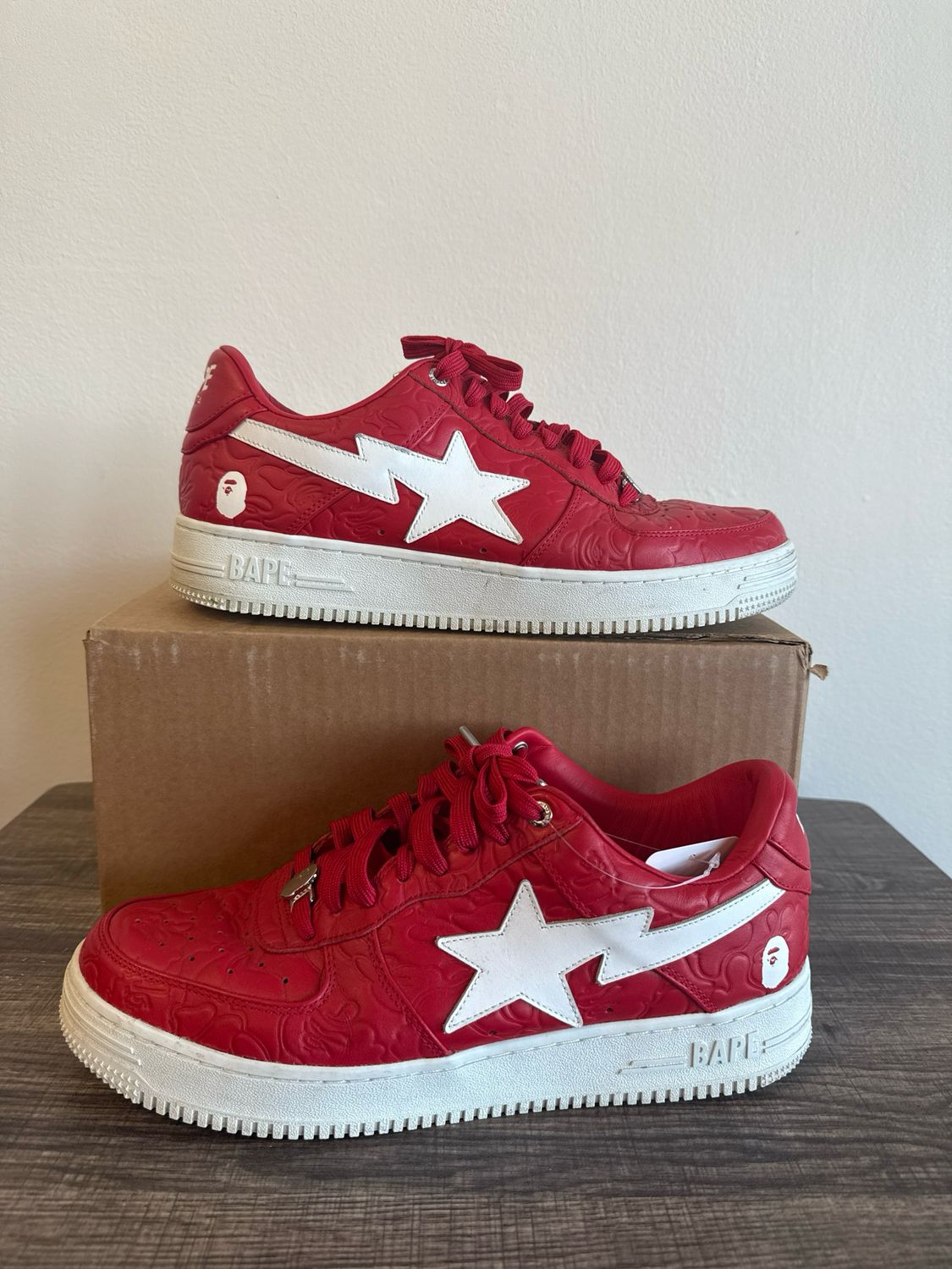 Bapesta Red Sz:12 (no box)