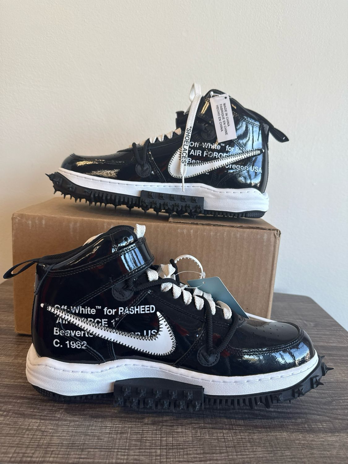 Nike AF1 Mid SP Off-White Sheed Black Sneakers