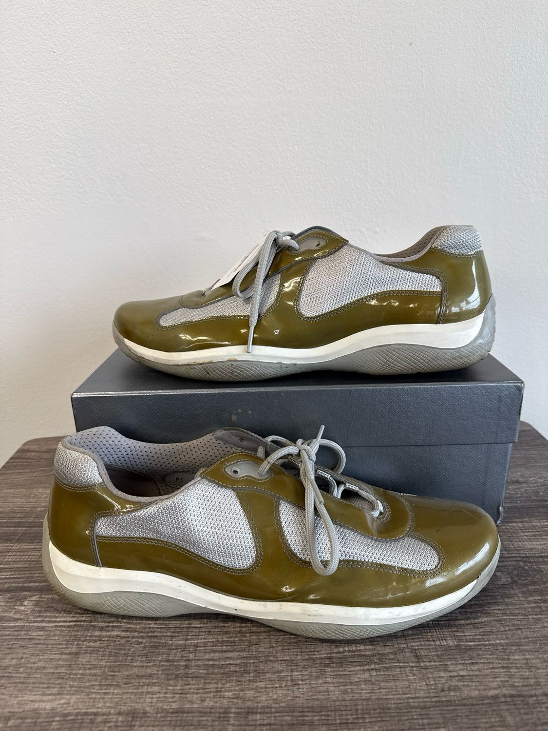Prada AC Green/Brown Low VTG Sz 13