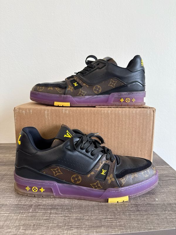 LV Monogram Purple Sneakers Sz 10 (no box)