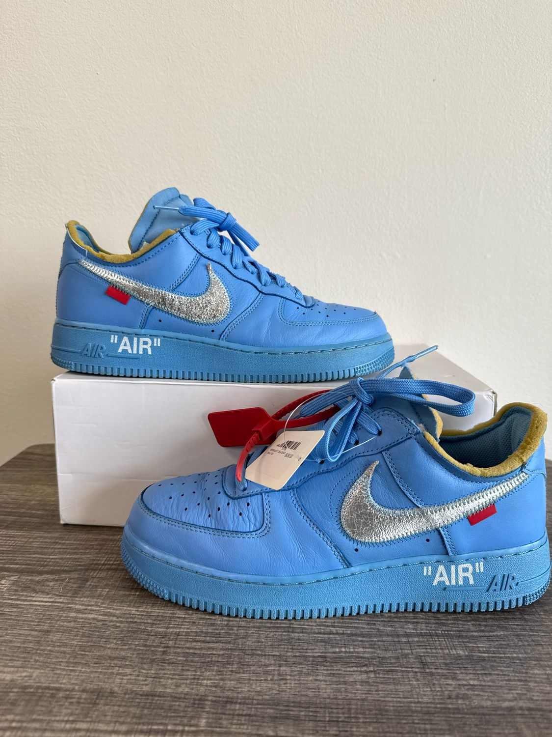 Off-White AF 1 Blue Sz:9.5 (box)
