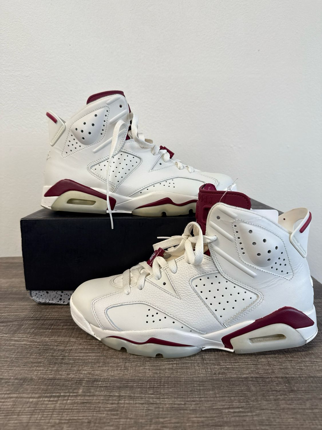 Retro 6 Maroon