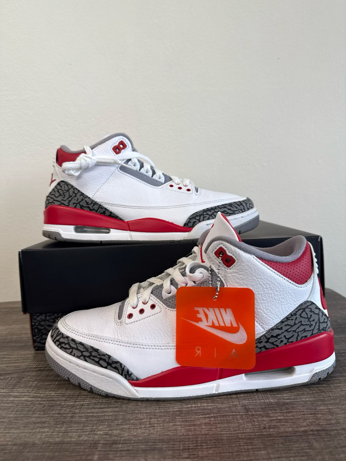 Nike Jordan 3 Fire Red (box) Sz 9