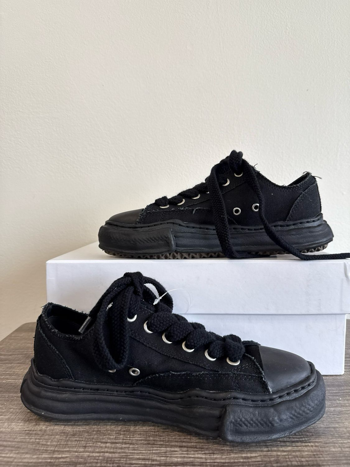Maison Mihara Black Sneakers Sz 41