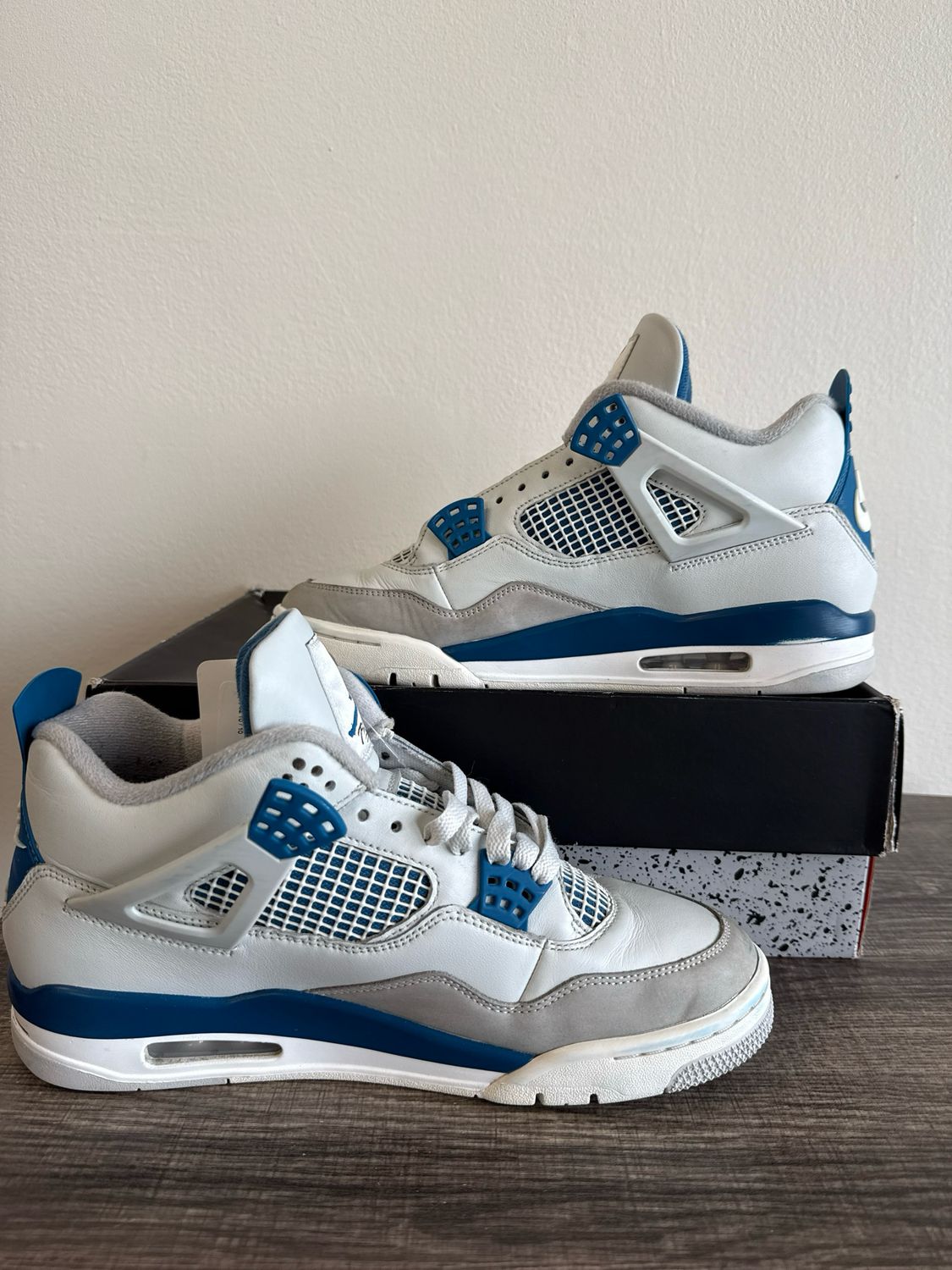 Jordan 4 Military Blue (Box) Sz 10