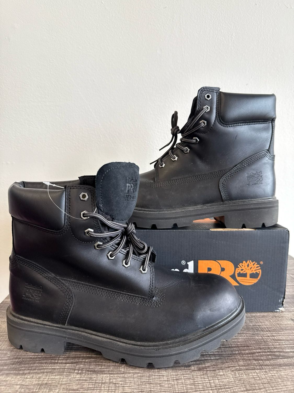 Timberland Pro Black Boots Sz 12