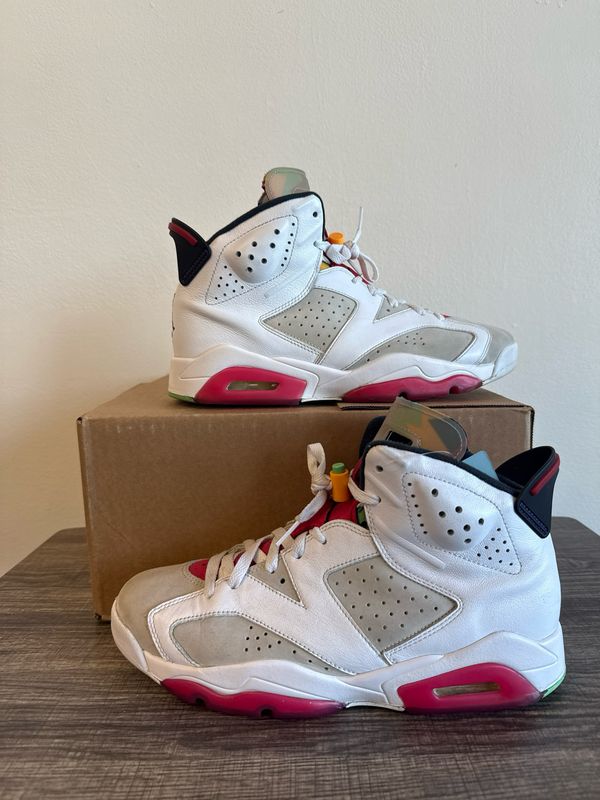 Jordan 6 - Hare - White/Red - 10 (no box)