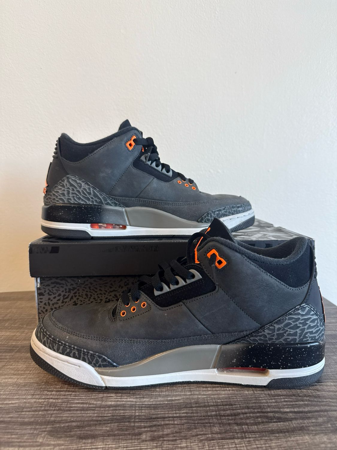 Jordan 3 - Fear Pack - Dark Grey - 12 (w/ box)