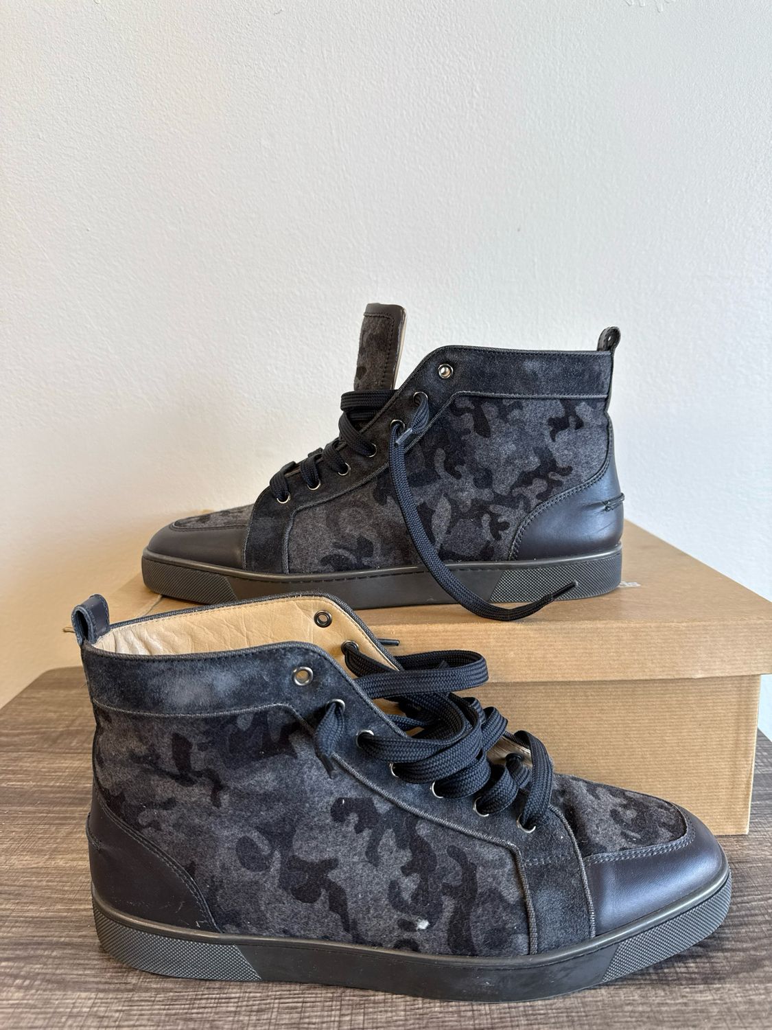 Christian Louboutin Camo Hi-Top (box) Sz 13
