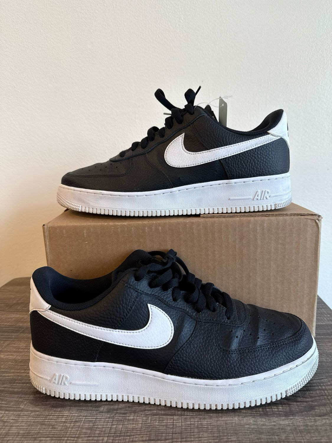 Nike Air Force 1 - Black/White - 12