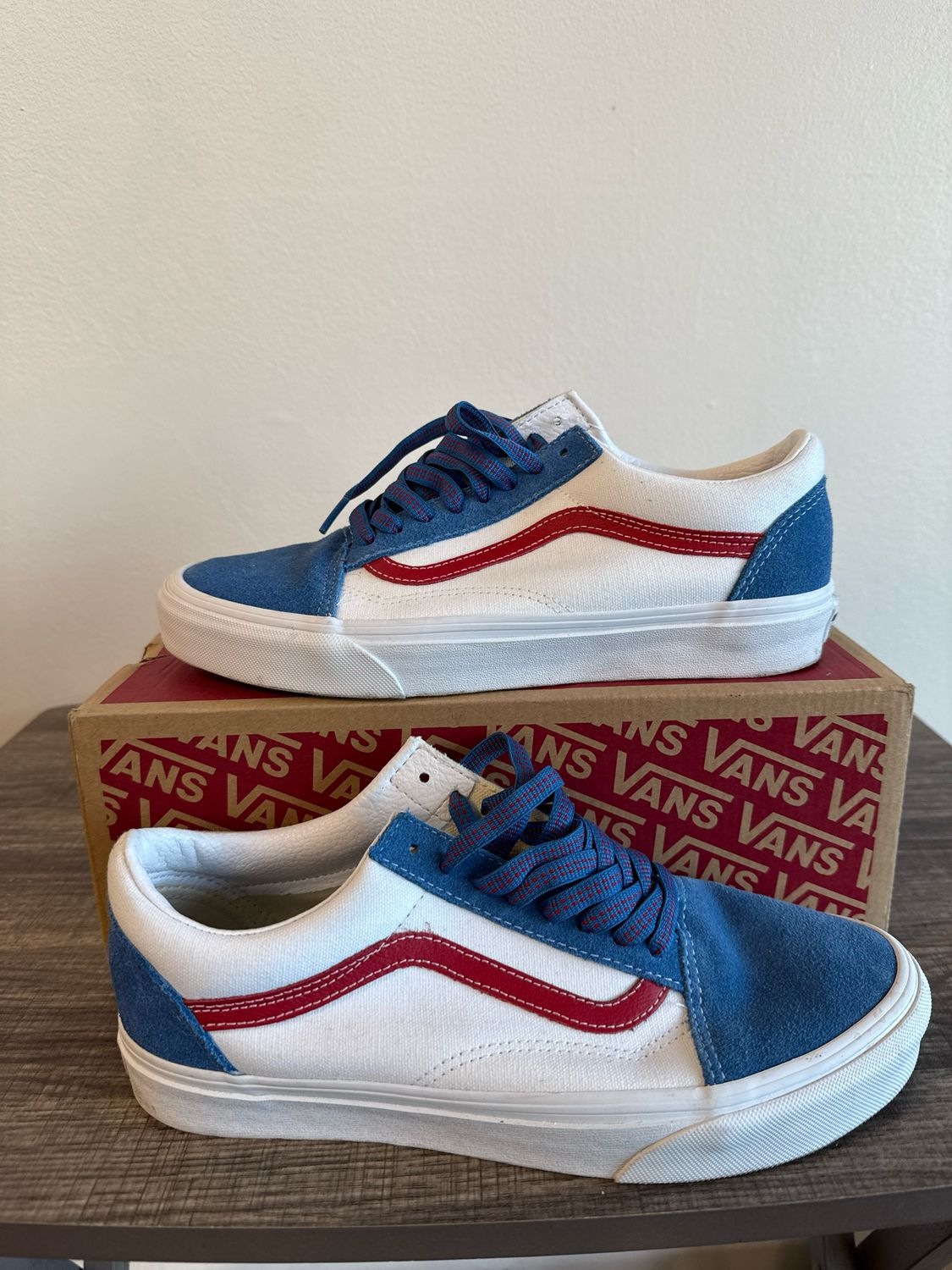 Vans Blue/White/Red (Box) Sz 8