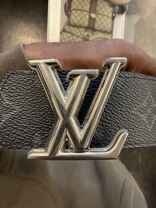 Louis Vuitton Black Monogram Belt (New) Sz 36