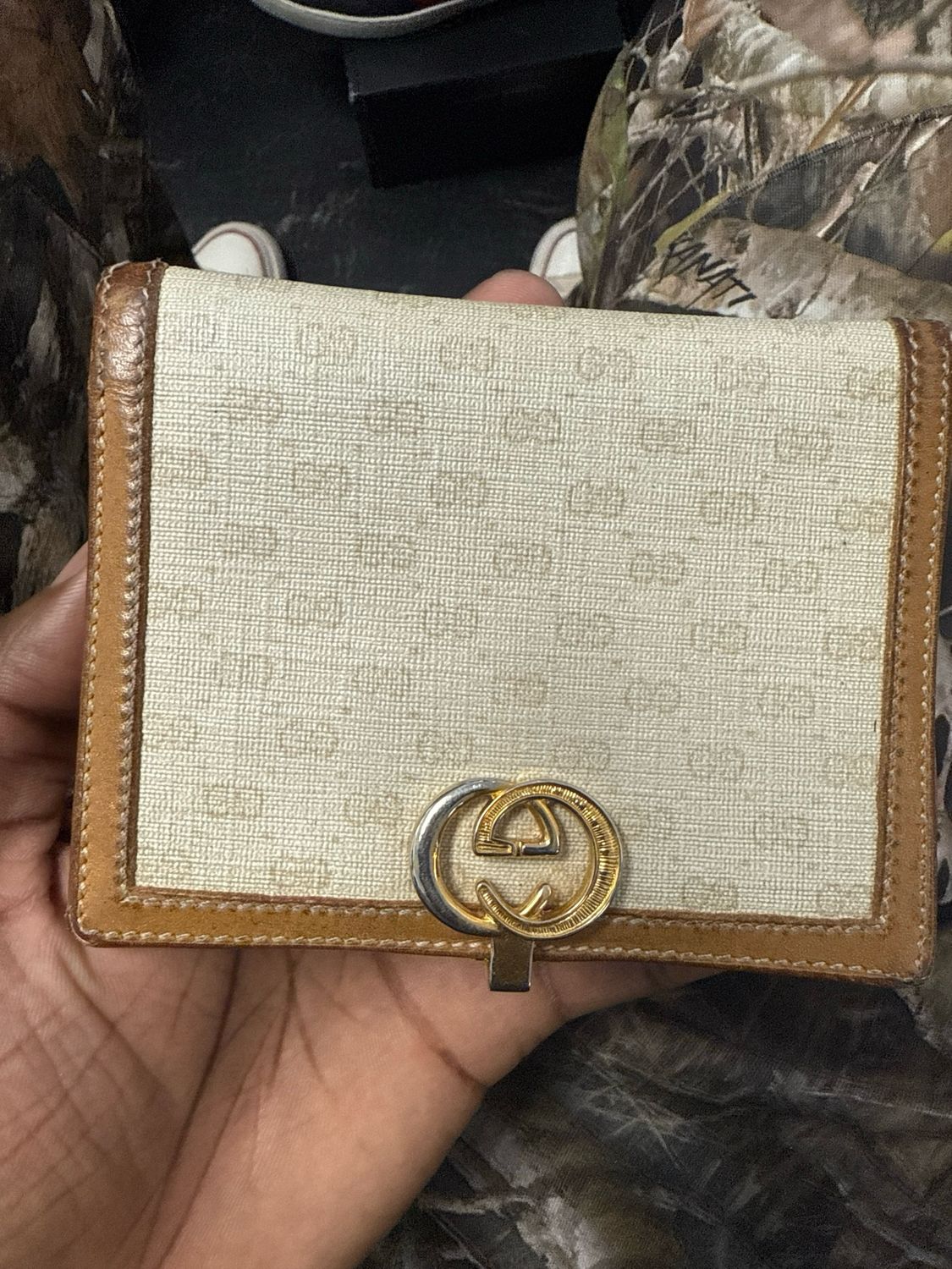 VTG Micro GG Monogram French Wallet (used)