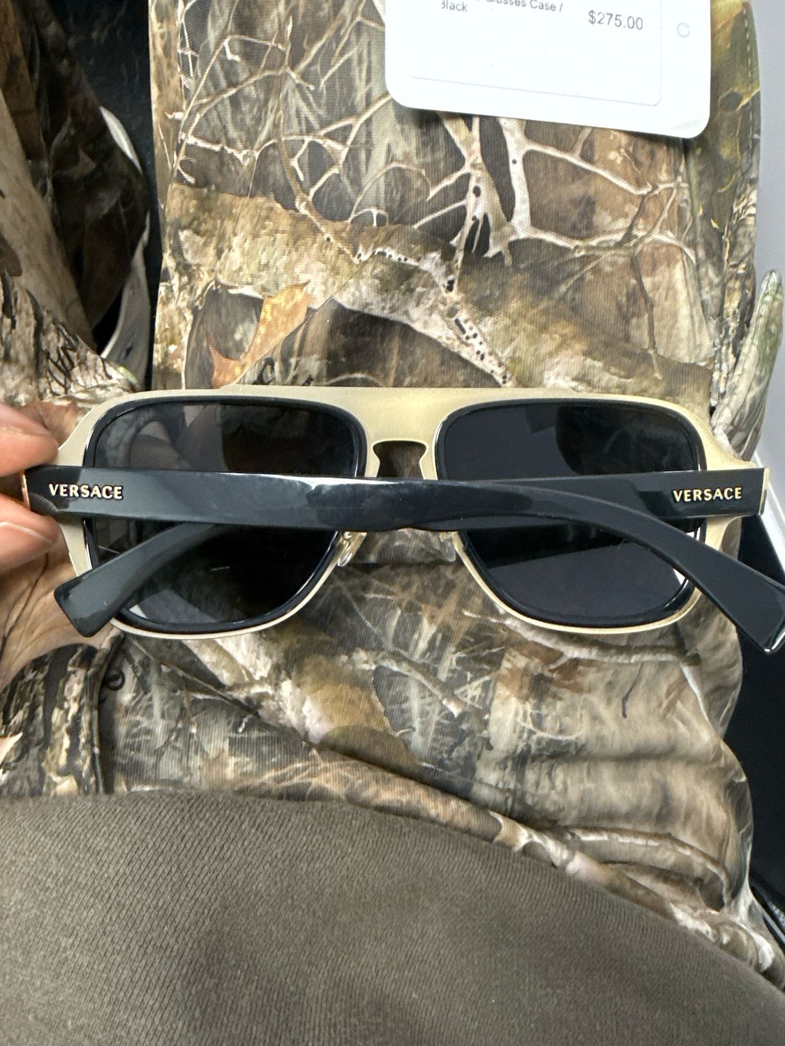 Versace Glasses Black/Gold w/ Case