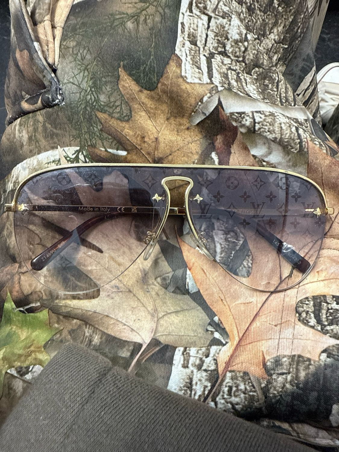 Louis Vuitton Monogram Aviator Sunglasses
