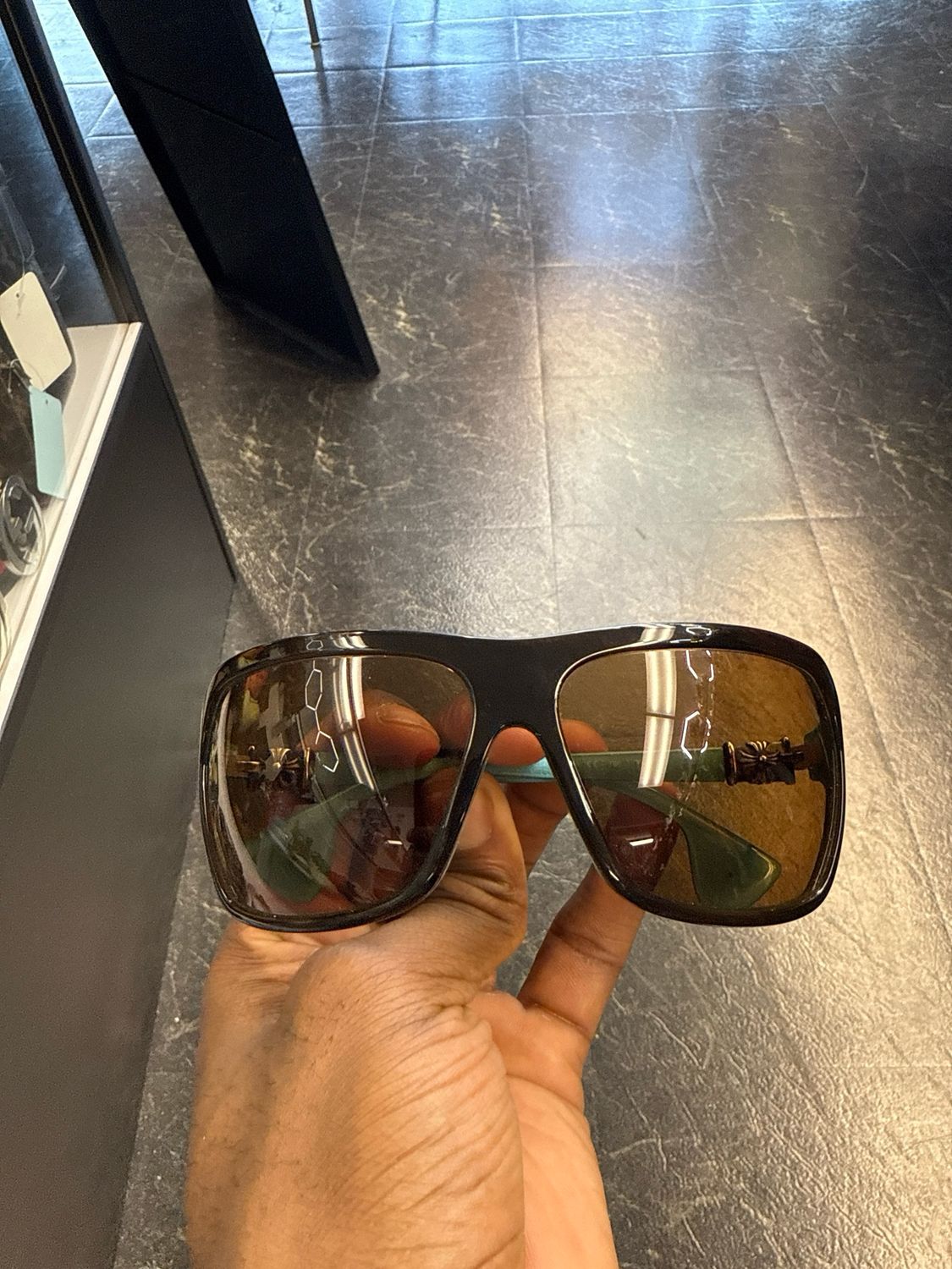 Chrome Hearts Glasses Turquoise/Black