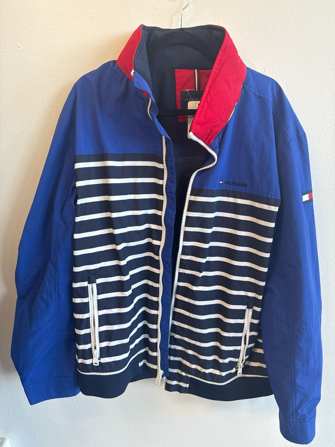 Tommy Hilfiger - Jacket - Blue Striped - XXL
