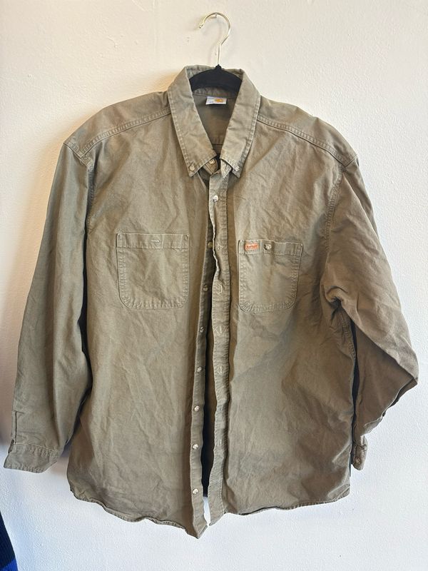 Carhartt Olive Button-Up