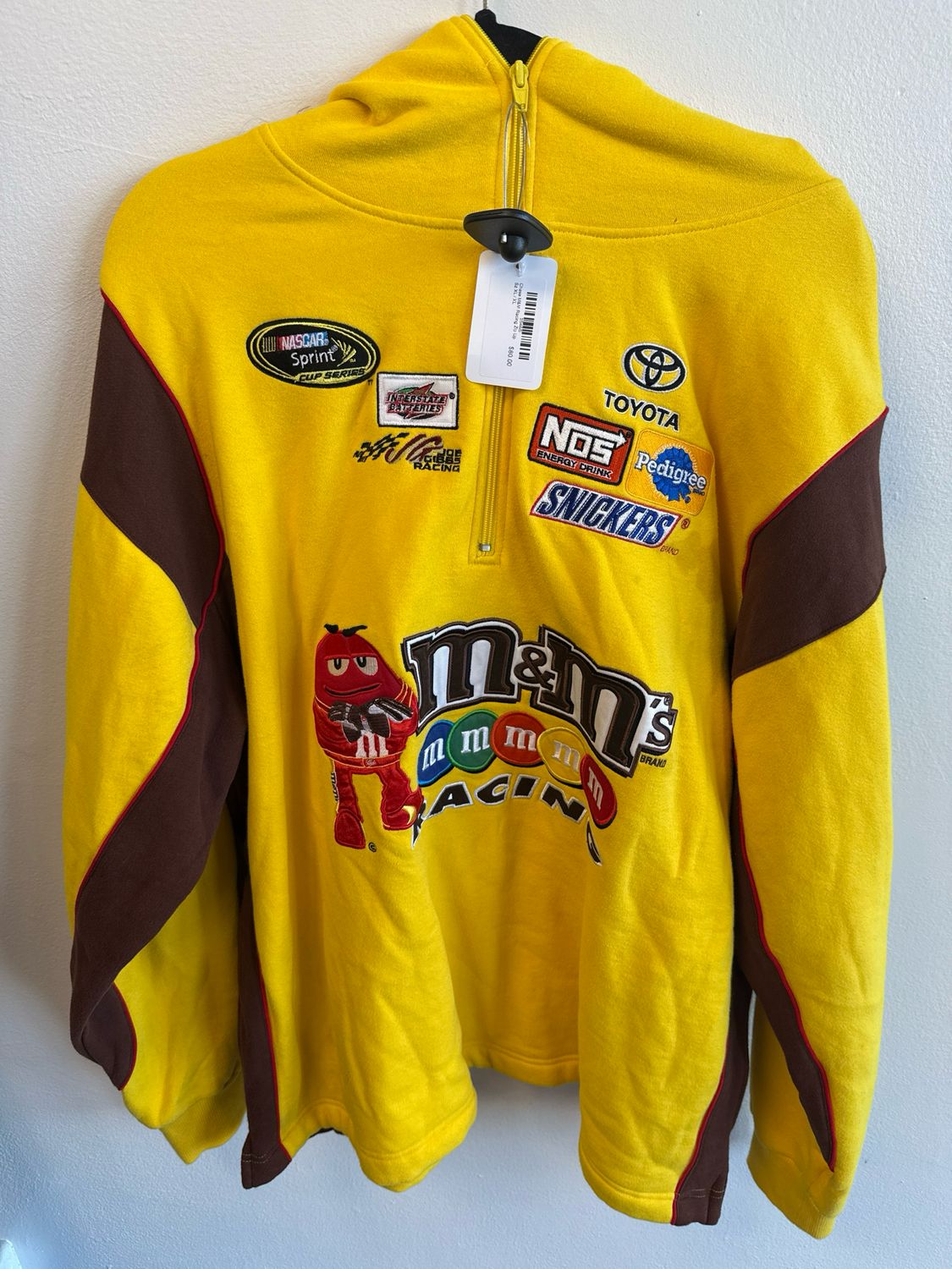 Chase M&amp;M Racing Zip Up Sz XL