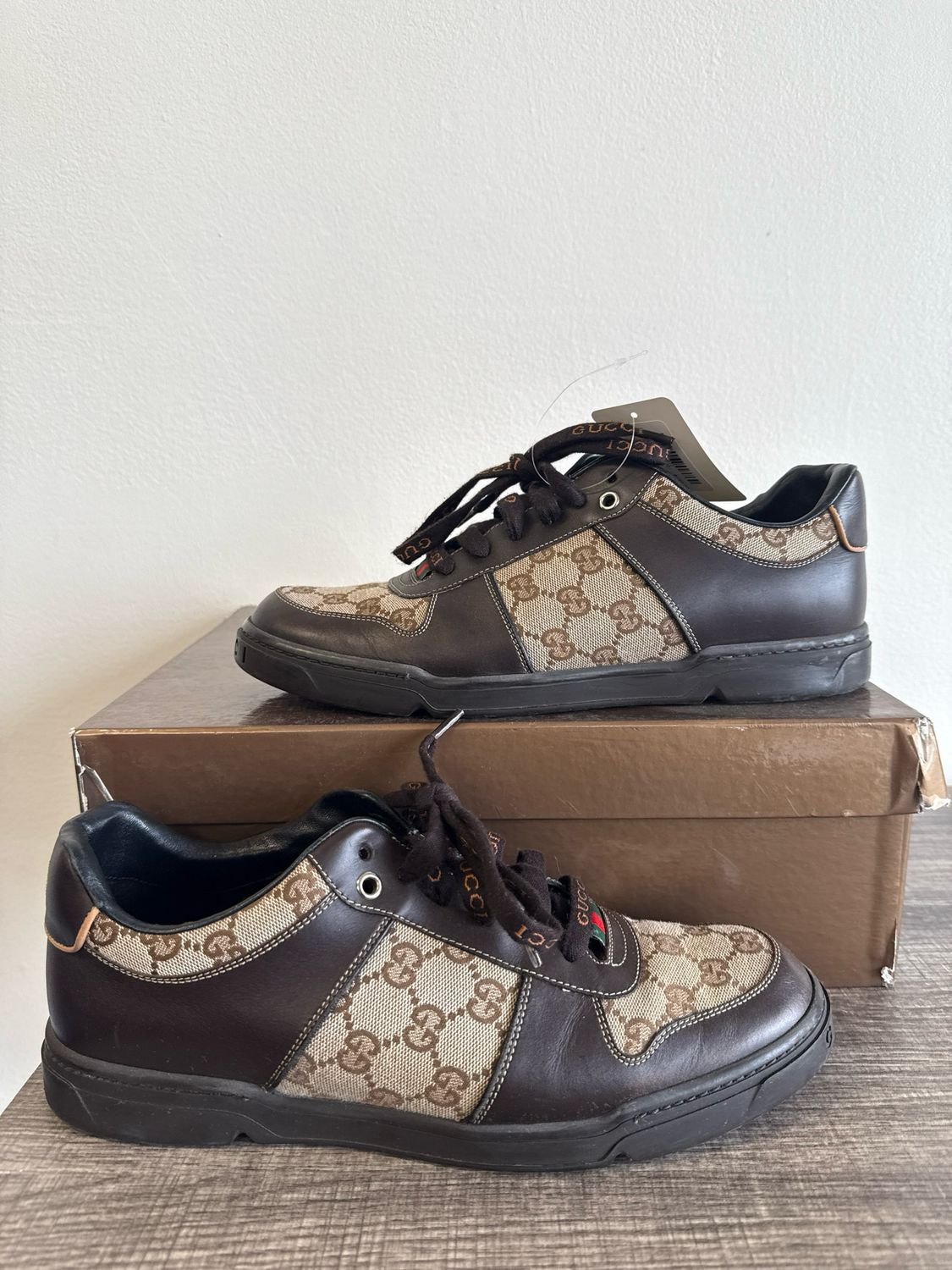 Gucci Brown Low Sz 10