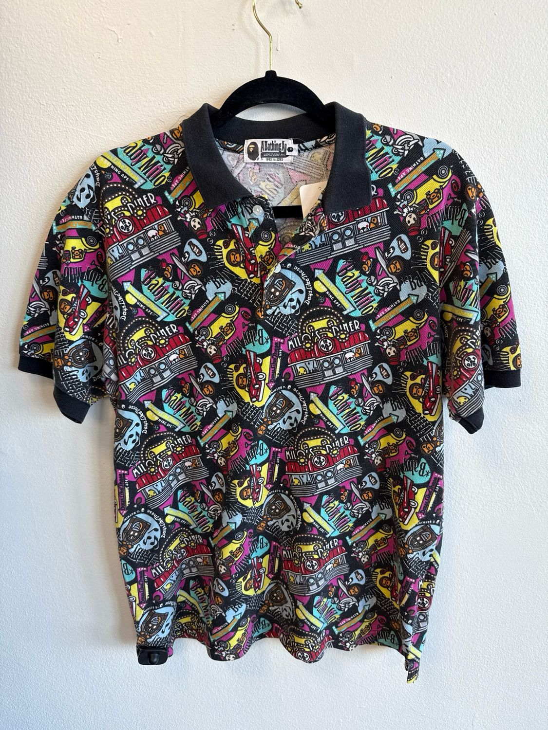 Bape Polo Shirt Sz L