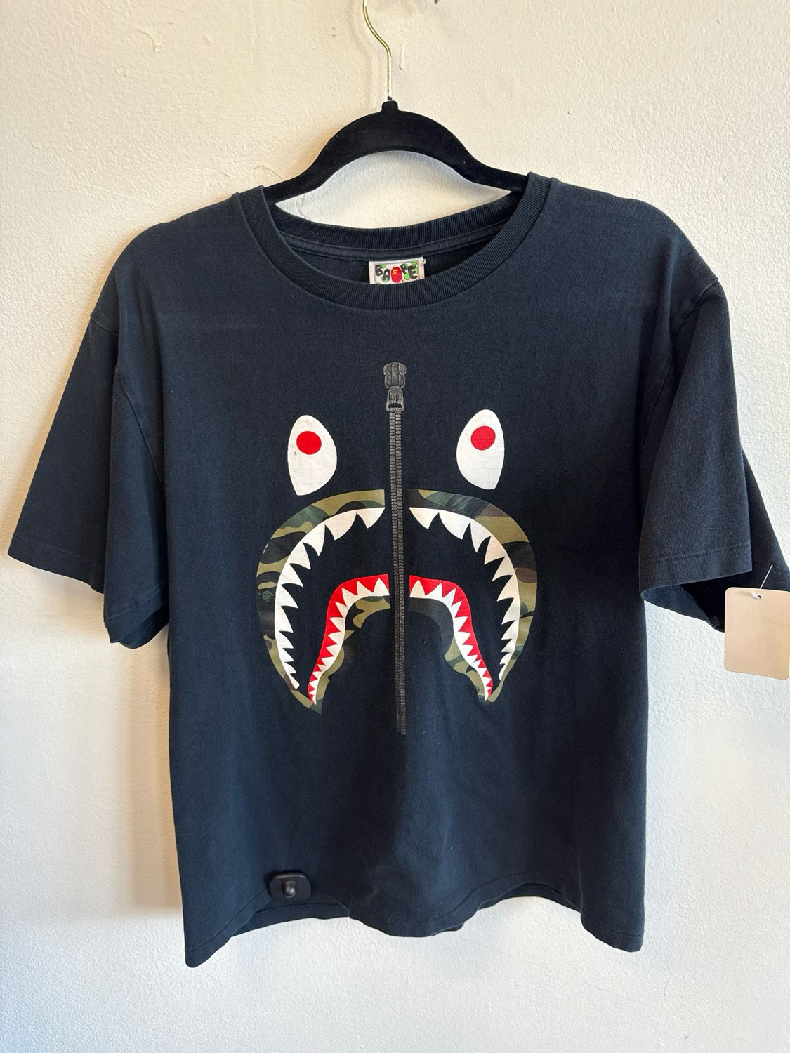 Bape Shark T-Shirt Black Sz:L