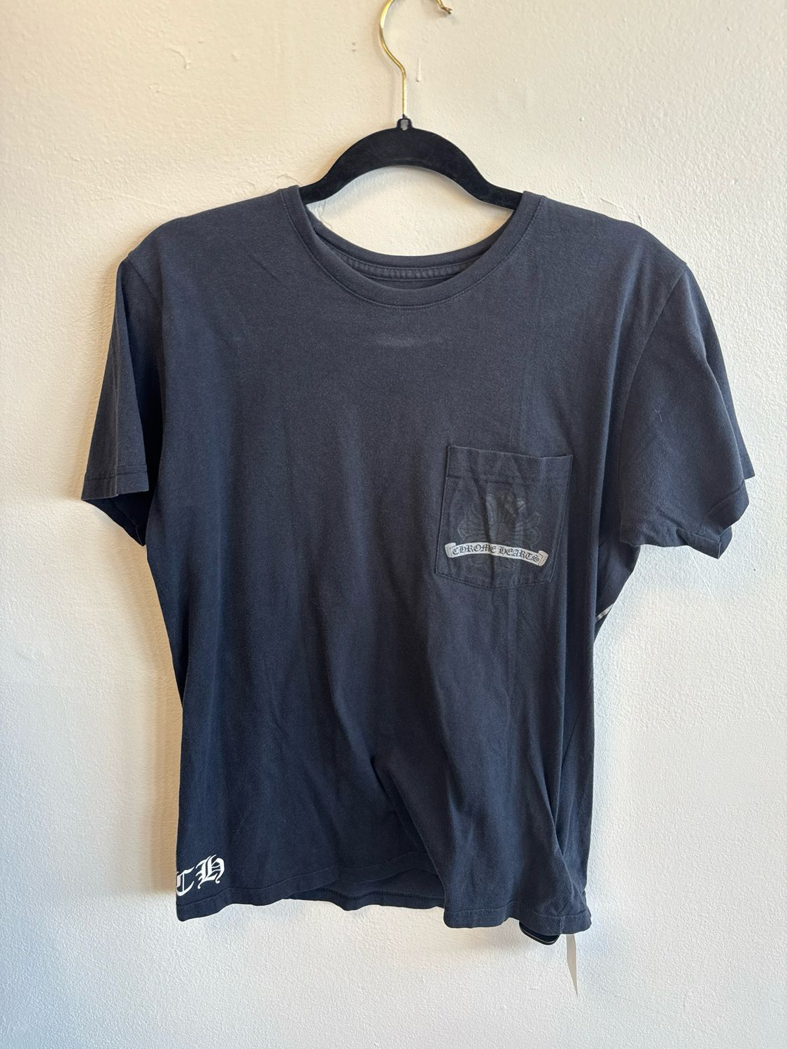 Chrome Hearts Black Grey Big Scroll Tee Sz M